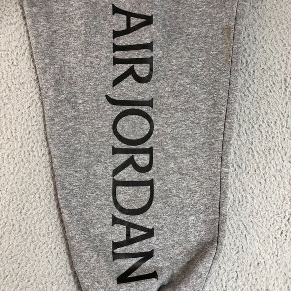 Air Jordan Pants Men XL Gray‎ Basketball Joggers Sweatpants Tapered Sportswear - Picture 9 of 12